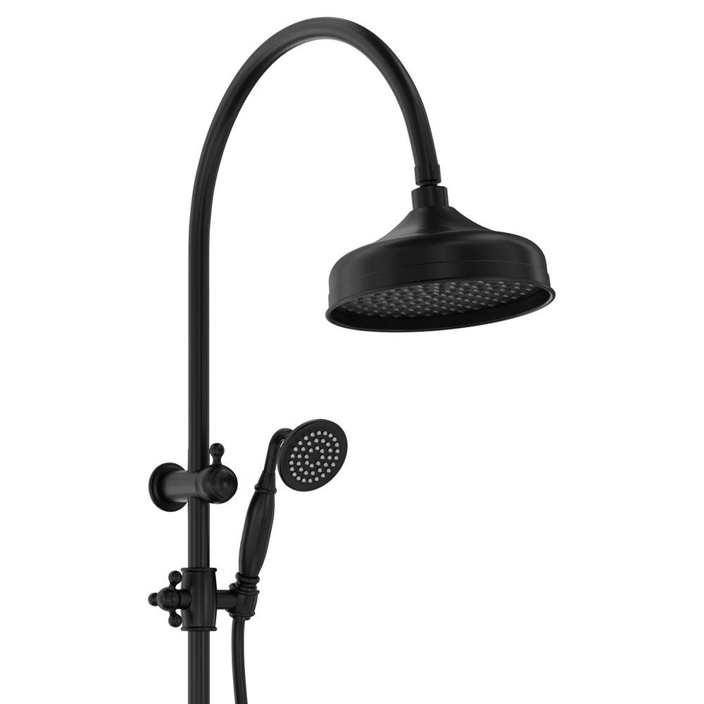 Fienza Lillian Twin Shower, Matte Black