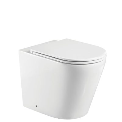 Fienza Isabella Wall-Faced Toilet Suite, Slim Seat