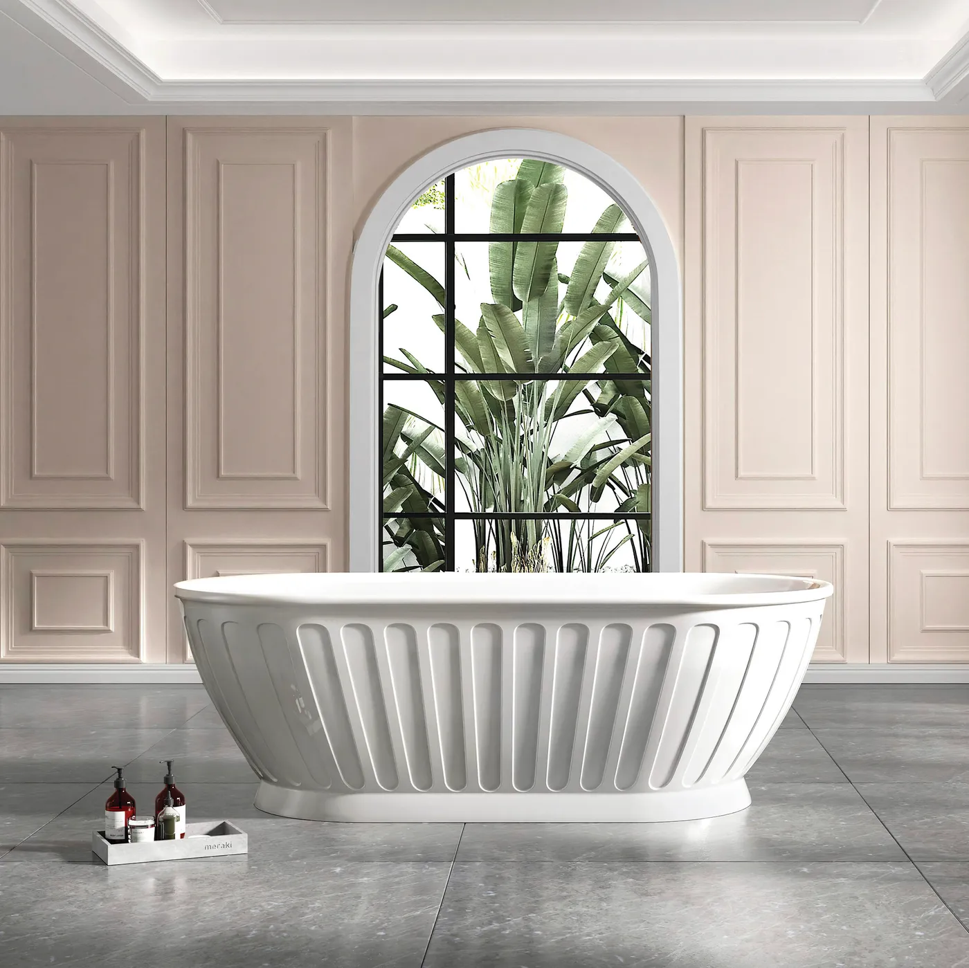Attica Kensington Bath 1500 Gloss White