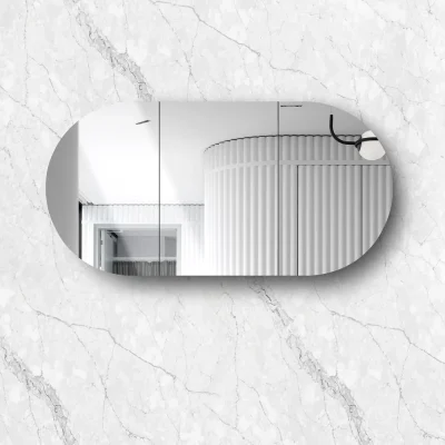Bondi Matte White Shaving Cabinet 1800x900mm