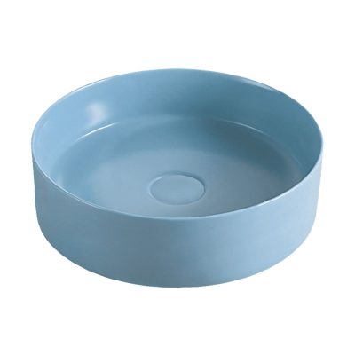 Fienza Reba Matte Blue Above Counter Basin