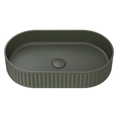 Fienza Minka Pill Solid Surface Above Counter Basin - Forest