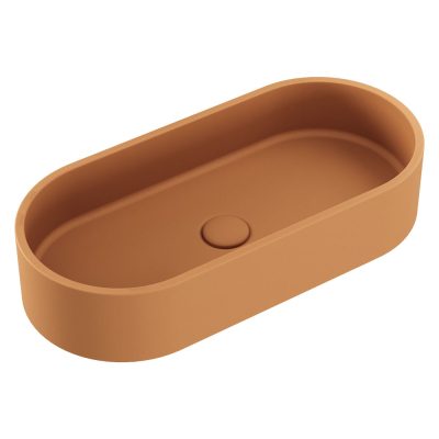 Fienza Jada Pill Concrete Above Counter Basin - Tuscan