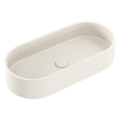 Fienza Jada Pill Concrete Above Counter Basin - Warm White