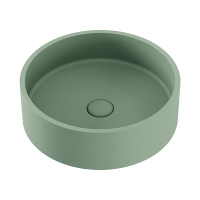 Fienza Jada Round Concrete Above Counter Basin - Sage