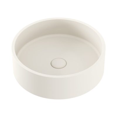 Fienza Jada Round Concrete Above Counter Basin - Warm White