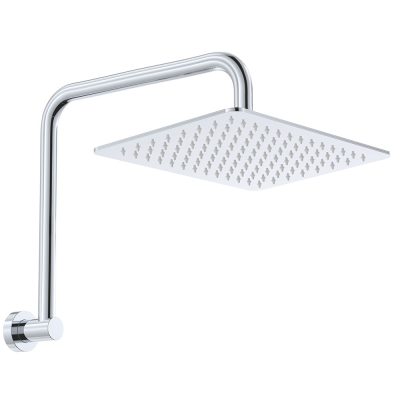 Tono Gooseneck Shower Arm Set, Chrome